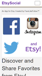 Mobile Screenshot of etsysocial.com